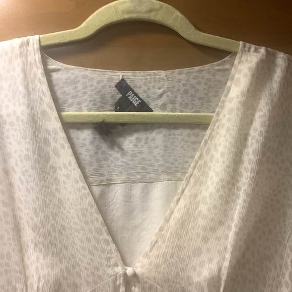 NWOT Paige Silk Mini Dress Size Medium - Picture 9 of 13